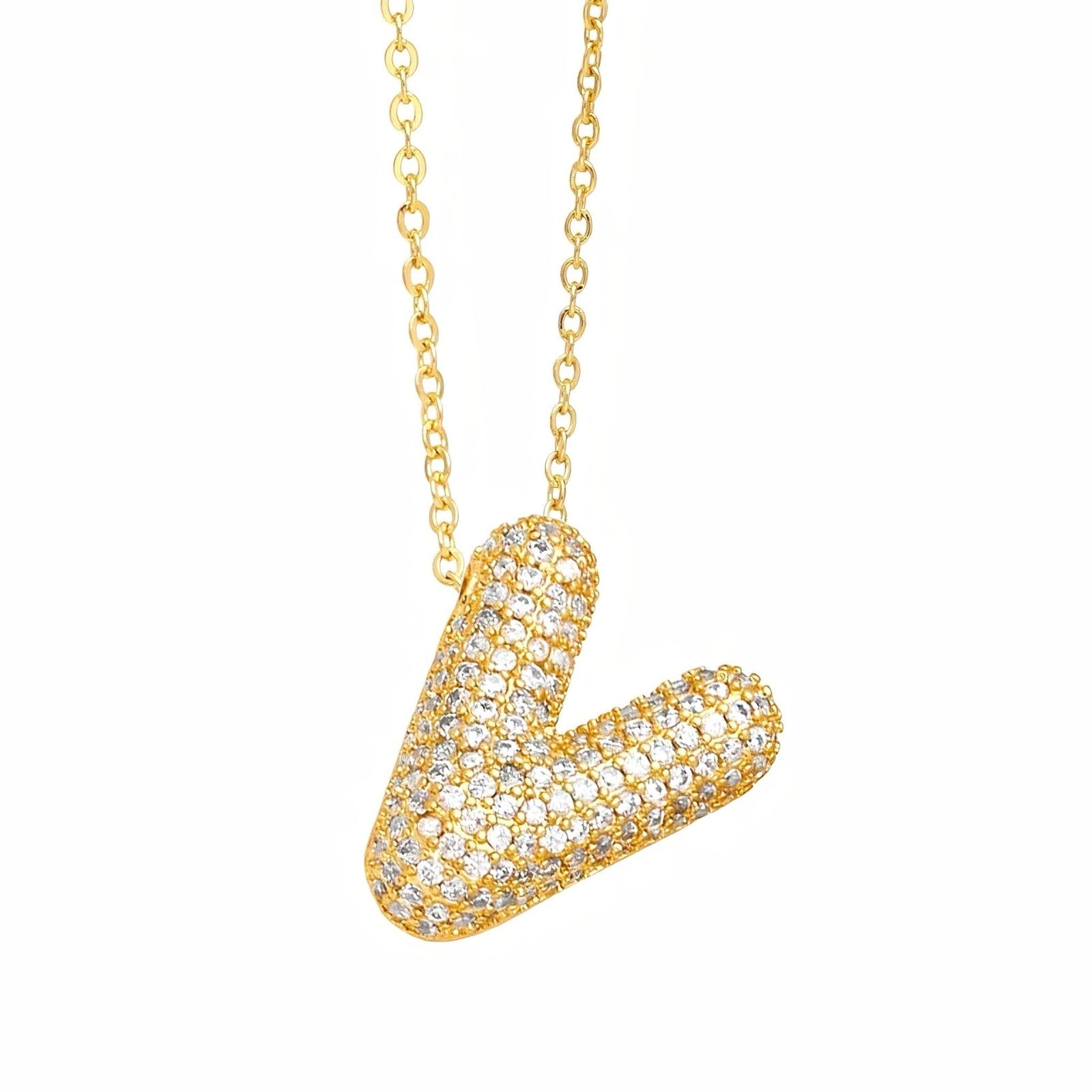 Collier pendentif lettre, plaqué or, style urbain, modèle Milani