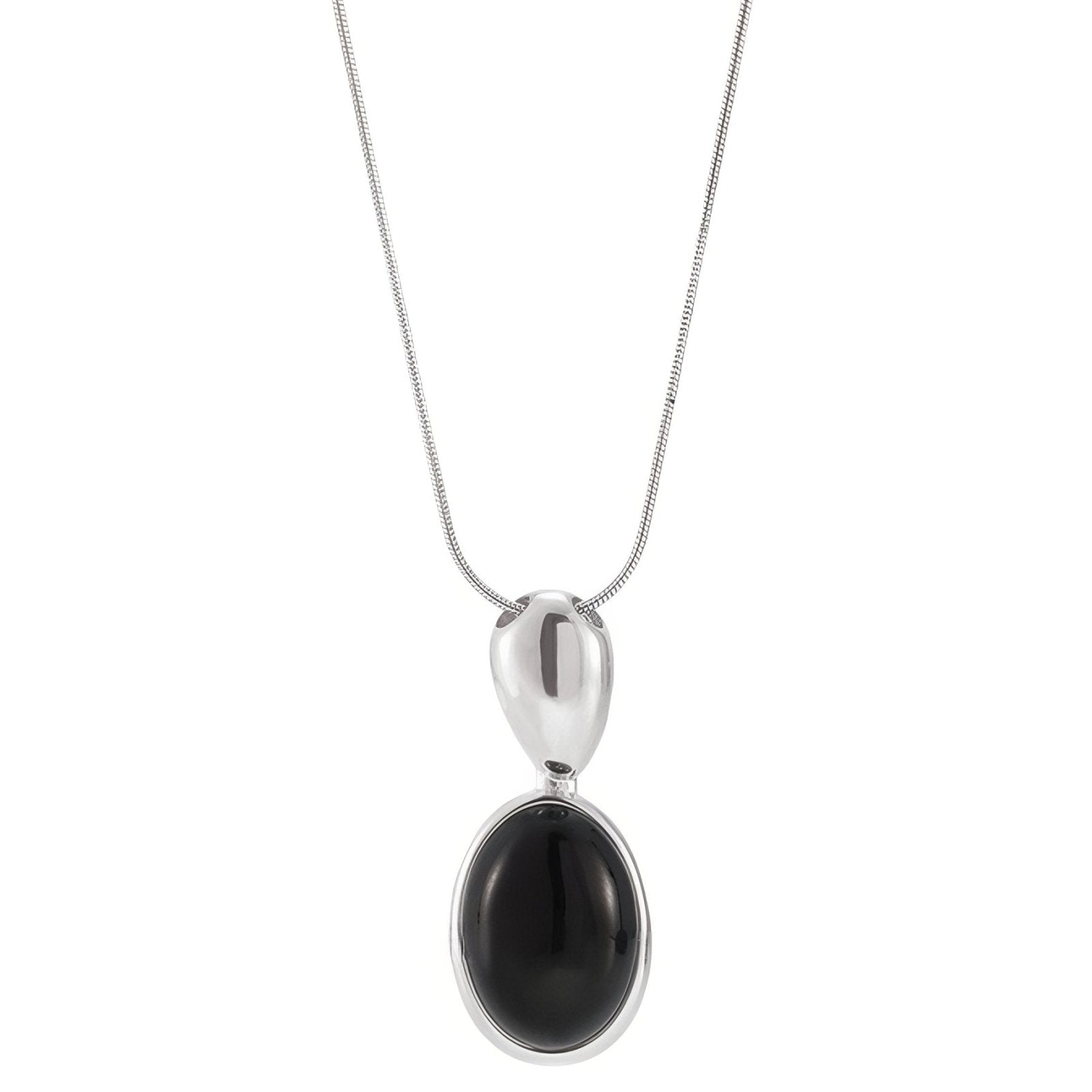 Collier pendentif ovale pour femme, avec pierre naturelle, agate et œil de tigre, en acier inoxydable