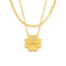 Collier pendentif trèfle doré “maman” en acier inoxydable, orné de zircons, bijou symbolique pour femme, modèle Anita