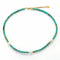 Collier perlé turquoise et perles d’eau douce, style bohème chic pour femme, modèle Yelena
