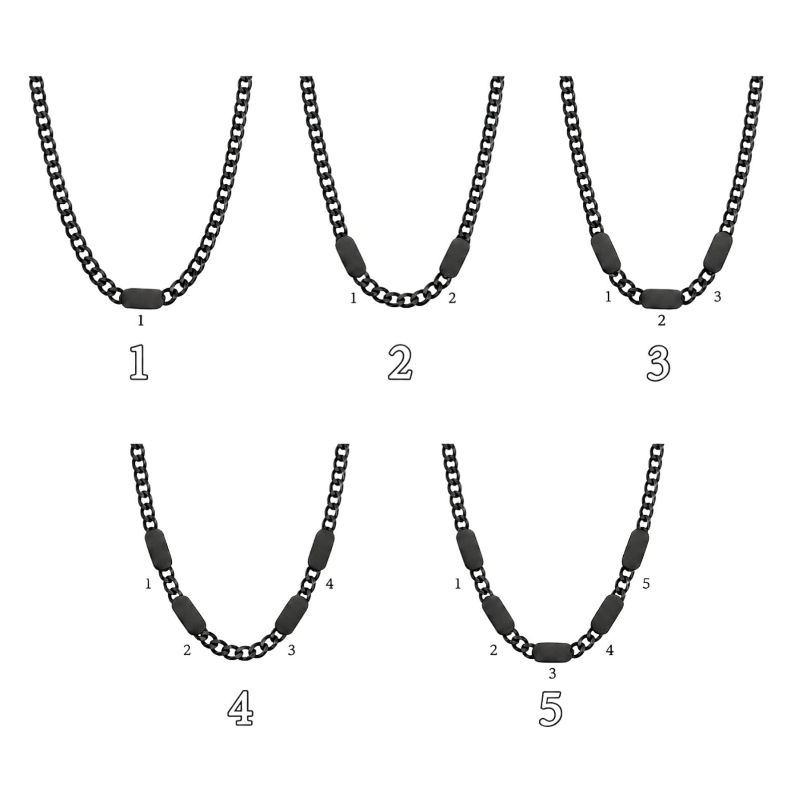 Collier personnalisé pour homme, plaquette ovale gravée avec prénom, en acier inoxydable
