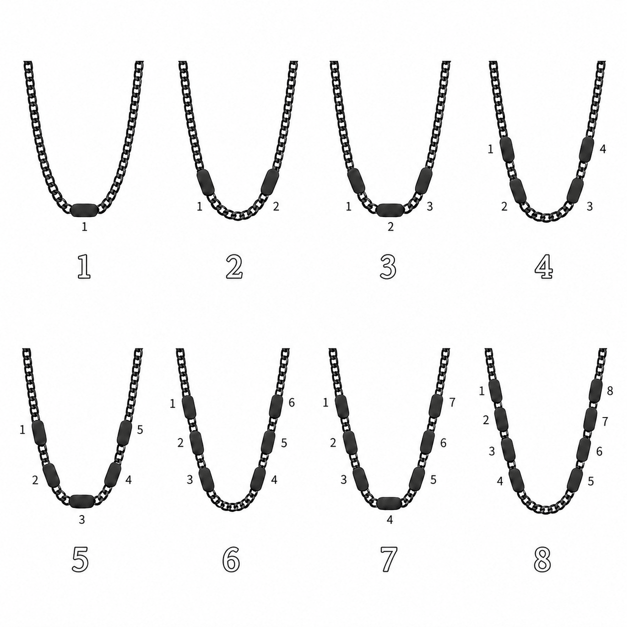 Collier personnalisé pour homme, plaquette ovale gravée avec prénom, en acier inoxydable