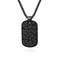 Collier plaque pendentif pour homme, motif mosaïque, chaîne vénitienne moderne, modèle Ranger