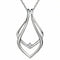 Collier porte bague pour femme, avec pendentif géométrique en cuivre, zircon et chaine en acier inoxydable
