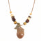 Collier pour femme en bois, avec pendentif gland naturel, style bohème