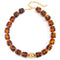 Collier ras de cou à perles pour femme, en résine coloré, style bohème