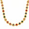 Collier ras - de - cou élégant pour femme, en acier inoxydable et zircon multicolore ou blanc