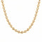 Collier ras - de - cou glamour pour femme, maille sertie avec zircon, en acier inoxydable