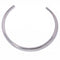 Collier ras-de-cou rigide pour femme, en acier inoxydable, design moderne