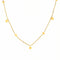 Collier ras - du - cou à pampilles pour femme, en acier inoxydable, style minimaliste