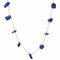 Collier ras - du - cou pour femme, avec pierres naturelles multicolores, en acier inoxydable