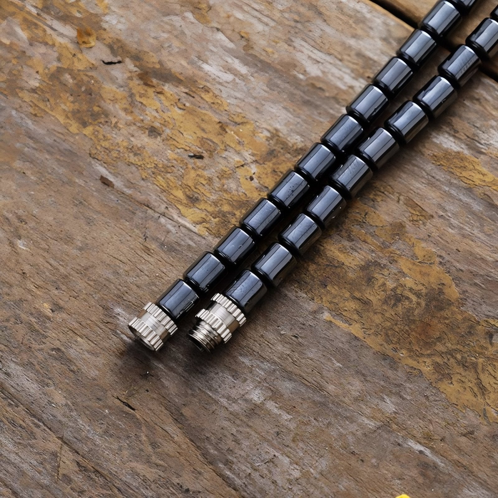 Collier ras - du - cou pour femme, en pierres naturelles cornaline et hématite, style ethnique