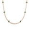 Collier rivière pour homme en cuivre plaqué or, serti de zircon cubique 5A+, avec motifs trèfle élégants