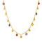 Collier romantique pour femme, pendentifs cœurs émaillés multicolores, en acier inoxydable