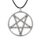 Collier satanique pentagramme unisexe, en alliage de zinc, style gothique