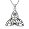 Collier sorcière unisexe, en acier inoxydable, avec pendentif lune et étoiles