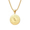 Collier spirituel avec prière gravée pour homme, en acier inoxydable, design vintage