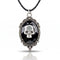 Collier tête de mort victorien pour femme, en alliage de zinc, style gothique
