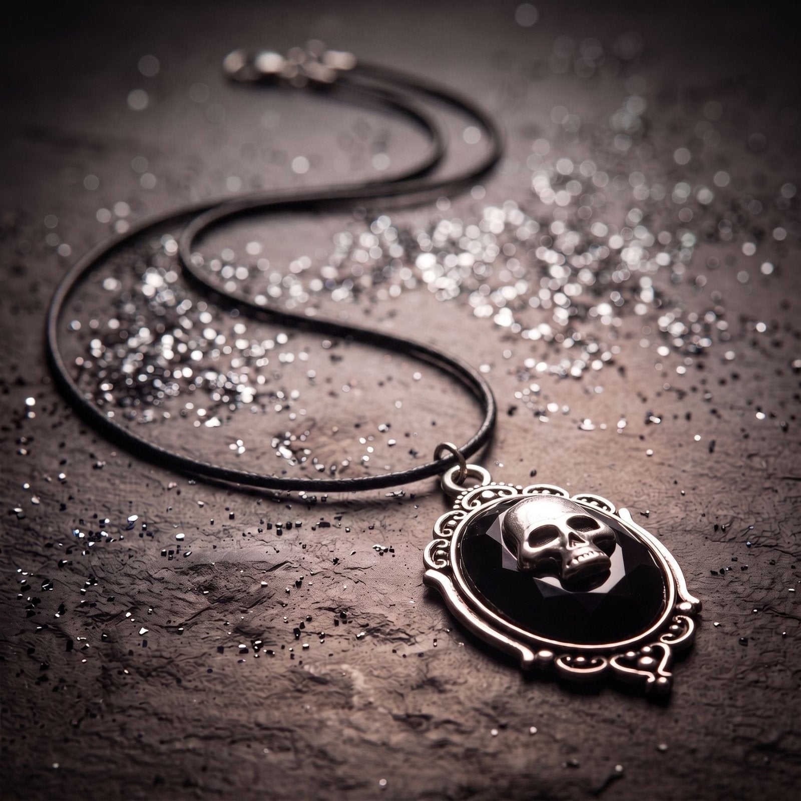 Collier tête de mort victorien pour femme, en alliage de zinc, style gothique